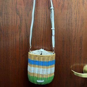 Kate Spade - Buoy Wicker Medium Bucket Bag